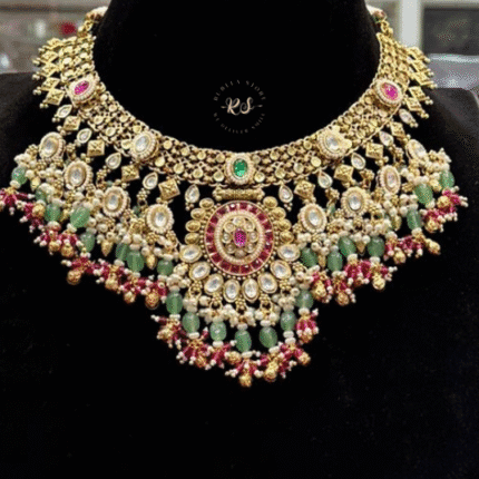 Rubela Real Look Golden Heavy Green Ruby Set – Royal Beauty Redefined