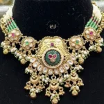 Rubela Real Look Golden Green Heritage Set – Royal Charm in Every Shine