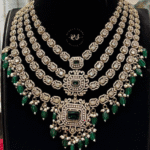 Rubela  Real Look Green Mozonite Heavy Set – Shine Like Gold