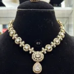 Rubela Shine Royal with the Real Look Golden Polki Kundan Set