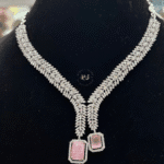 Rubela Shine Elegant with Real Look Diamond Pink Set