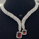 Rubela Glow Royal with Real Look Diamond Ruby Set
