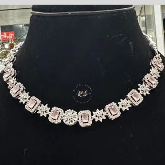 Untitled design - 2025-10-10T103812.310 Rubela Grace in Pink – Real Look Diamond Stone Set - Image 1