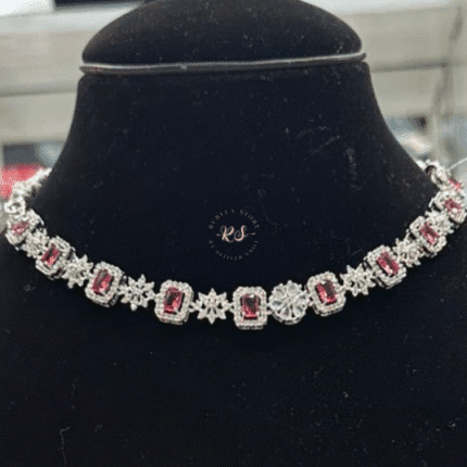 Rubela Glow Royal with Real Look Diamond Ruby Set