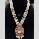 Rubela Royal Radiance – Real Look Golden Polki Long Set by Rubela Store