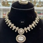 Rubela Elegant Real Look Golden Polki Kundan Set – Rubela Store