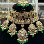 Rubela Royal Real Look Kundan Green Heavy Set – Rubela Store