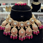 Rubela Royal Real Look Mina Kari Kundan Rubi Set by Rubela Store