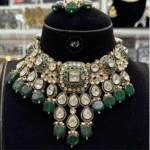 Rubela Elegant Real Look Mina Kari Green Set by Rubela Store