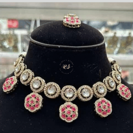 Rubela Golden Polki Rubi Set – Classic Charm by Rubela Store