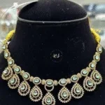 Rubela Real Look Mozonite Mint Green Set – Elegant Sparkle by Rubela Store