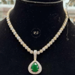 Rubela Real Look Golden Diamond Green Set – Shine with Rubela Store