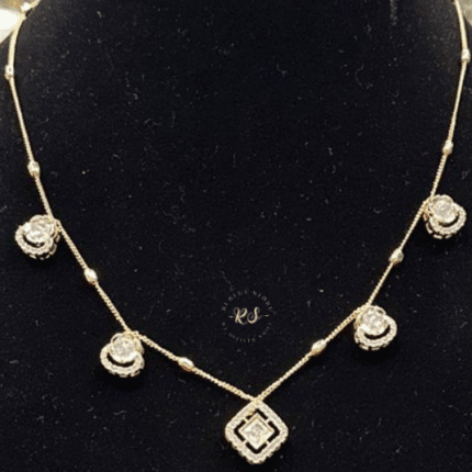 Rubela Elegant Real Look Mozonite  Set ✨