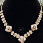 Rubela Elegant Real Look Mozonite Set with Pearl ✨