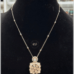 Rubela Elegant Real Look Mozonite Pendant Set ✨