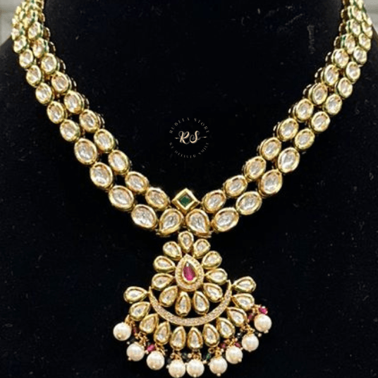 Untitled design (46) Rubela Elegant Real Look Golden Set ✨ - Image 1