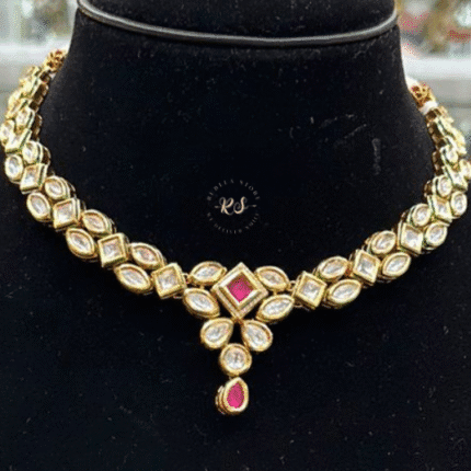 Rubela Elegant Real Look AC Kundan Set – Royal Shine ✨