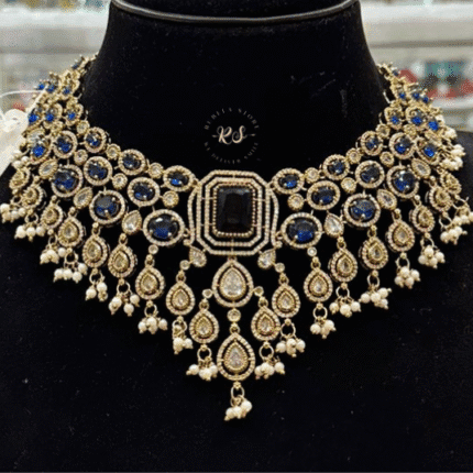 Rubela 💎 Real Look Mozonite Blue Set – Shine with Royal Beauty 💎