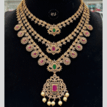 Rubela Elegant Real Look Mozonite Heavy Set – Royal Shine ✨