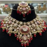 Rubela Royal Charm Real Look Kundan Mina Kari Set – Shine Like a Queen