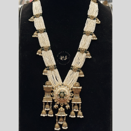 Rubela Shiny Real Look Golden Pendant Set – Everyday Royal Elegance