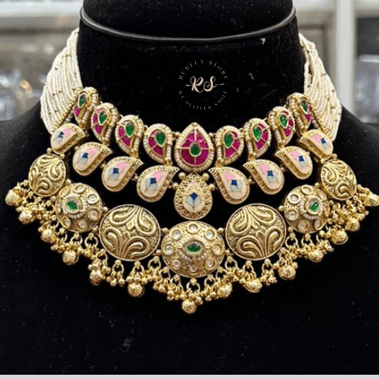 Untitled design (9) Rubela Real Look Mina Kari Heavy Set – Royal Beauty in Every Detail - Image 1