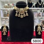 Real Look Golden Kundan Set – Shine Like Royalty - Image 2