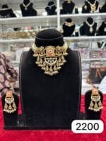 Real Look Golden Heritage Choker Set – Royal Shine - Image 2
