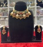 Real Look Golden Mina Kari Set – Elegant Shine - Image 2