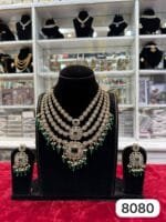 Rubela  Real Look Green Mozonite Heavy Set – Shine Like Gold - Image 2