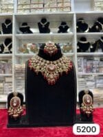 Rubela Real Look Kundan Heavy Set – Royal Elegance - Image 2