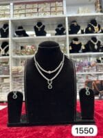 Rubela Sparkle Gracefully – Real Look Diamond Set with Green Charm - Image 2