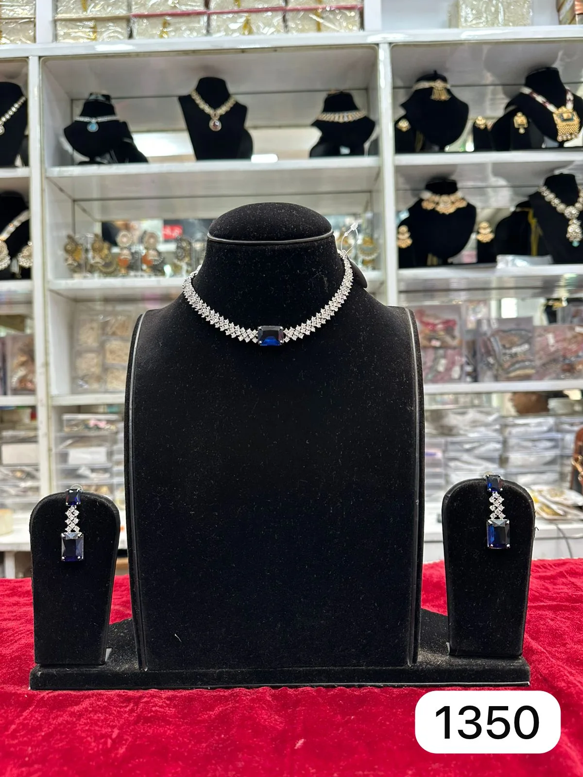 Rubela Shine Bright with the Real Look Blue Diamond Set ✨ - Image 2
