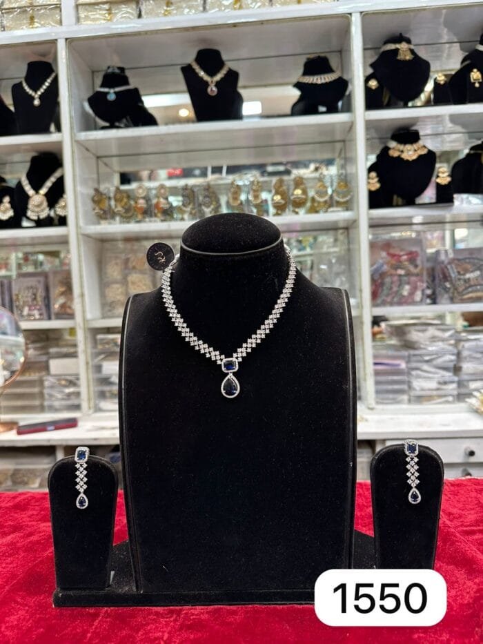 Rubela Shine Bright with the Real Look Blue Diamond Set ✨ - Image 2