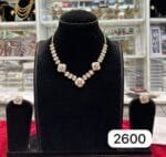 Rubela Elegant Real Look Mozonite Set with Pearl ✨ - Image 2