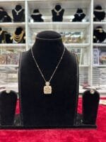 Rubela Elegant Real Look Mozonite Pendant Set ✨ - Image 2