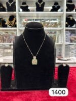 Rubela Elegant Real Look Mozonite Pendant Set ✨ - Image 2