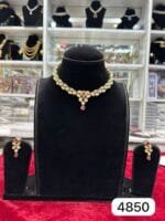 Rubela Elegant Real Look AC Kundan Set – Royal Shine ✨ - Image 2