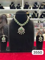 Rubela Royal Glow: Real Look Golden with Green Colour Set ✨ - Image 2