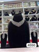 rubela  Rubela Shine with Class – Real Look Diamond Silver Set - Image 2