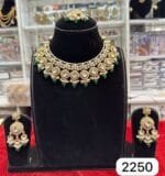 Rubela Royal Glow – Real Look Green Kundan Set by Rubela Store - Image 2