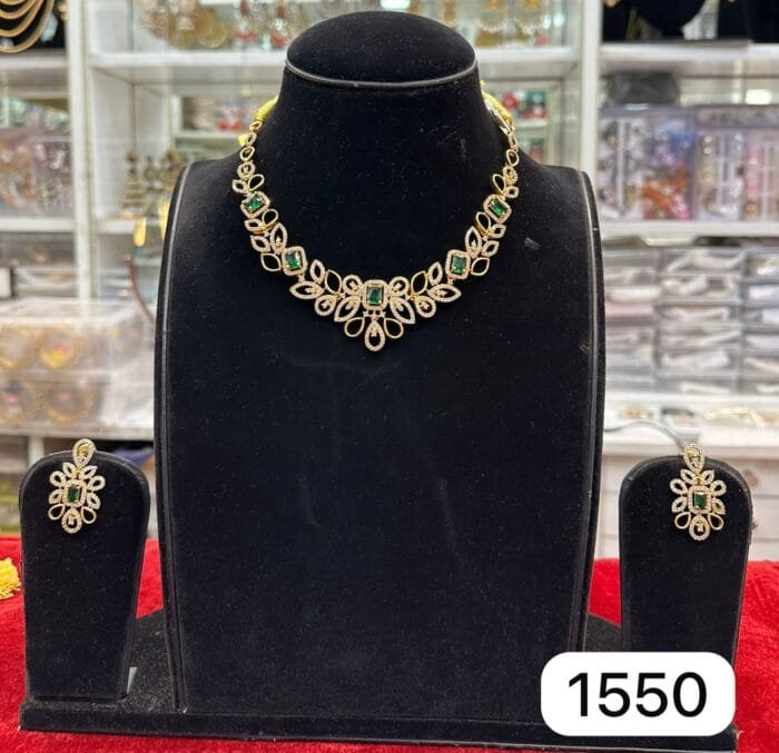 Rubela Elegant Glow – Real Look Mozonite Green Set by Rubela Store - Image 2