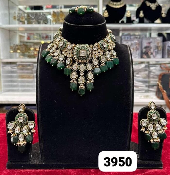 Rubela Elegant Real Look Mina Kari Green Set by Rubela Store - Image 2