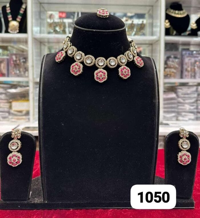 Rubela Golden Polki Rubi Set – Classic Charm by Rubela Store - Image 2