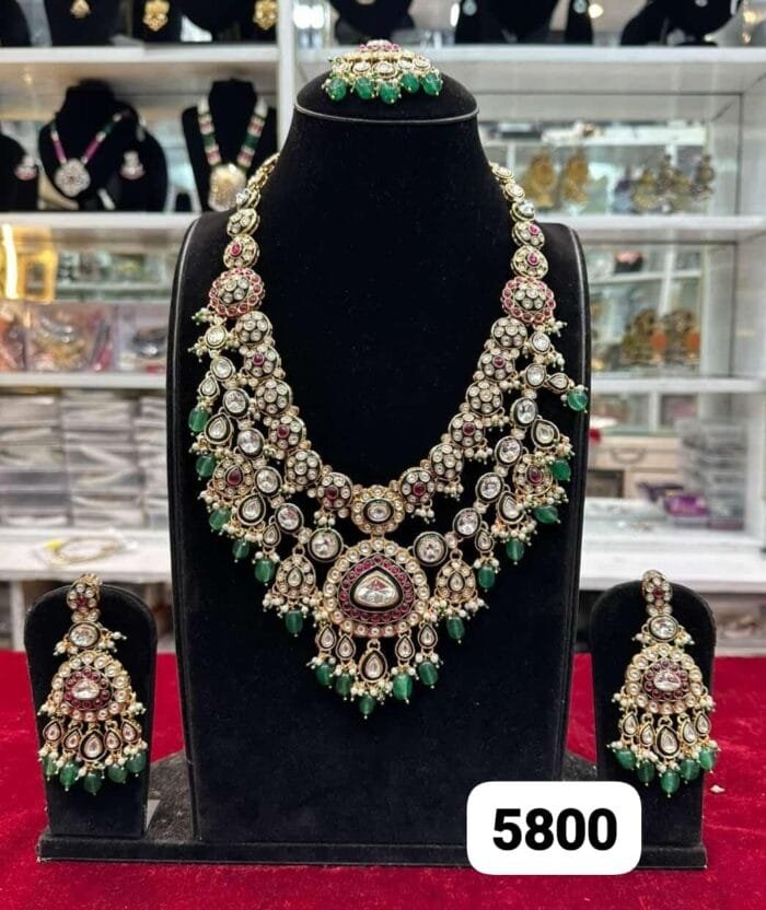 Rubela Real Look Kundan Minakari Toda Set – Royal Touch by Rubela Store - Image 2