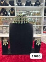 Rubela Golden Mint Colour Set with Mirror Work – Sparkle with Grace - Image 2