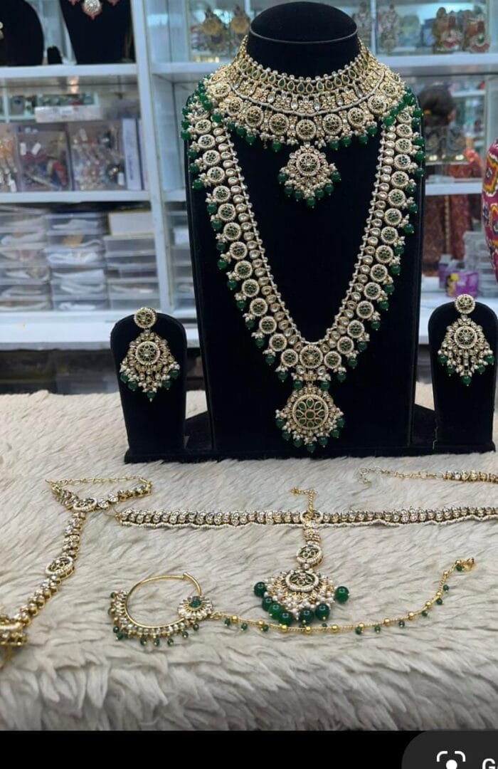Rubela Royal Real Look Kundan Heavy Bridal Set for Brides - Image 2