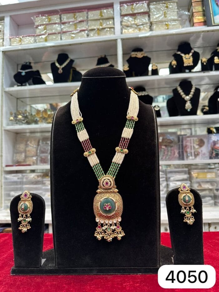 Rubela  Real Look Golden Green Heritage Long Set – Royal Shine by - Image 2