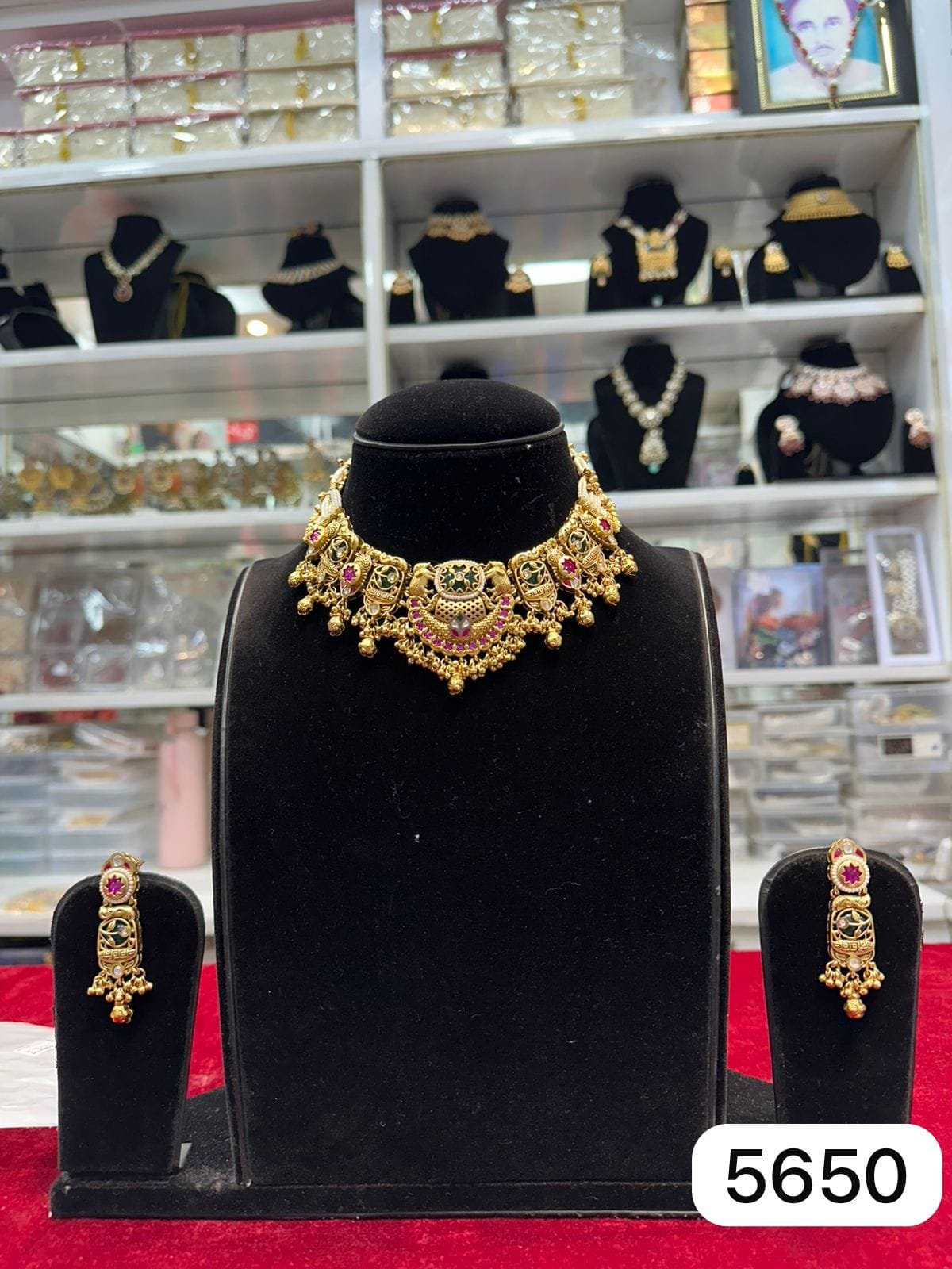 WhatsApp Image 2025-10-19 at 4.24.15 PM (2) Rubela Real Look Golden Mina Kari Set – Elegant Traditional Beauty - Image 2