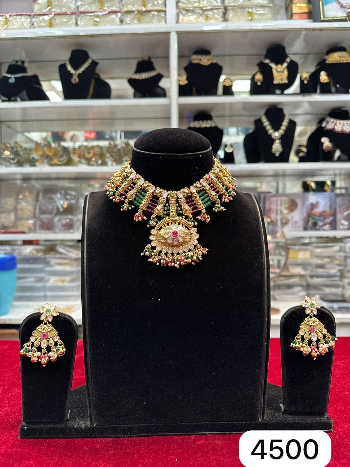 WhatsApp Image 2025-10-19 at 4.24.15 PM Rubela  Real Look Golden Rubi Green Set – Shine Like Royalty - Image 2